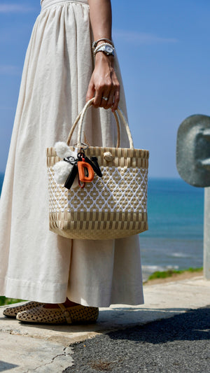 Sustainable Boho Chic: Elevate Your Summer Look with an Artisanal Woven Bamboo Tote Bag