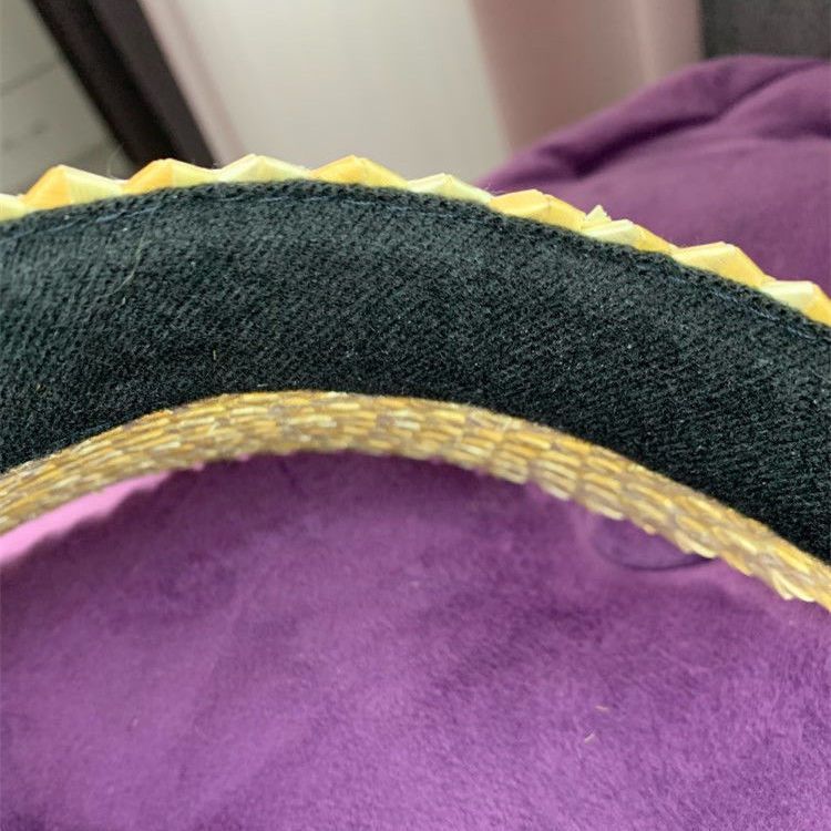 Handwoven Straw Headband Visor Boho Summer Sun Hat