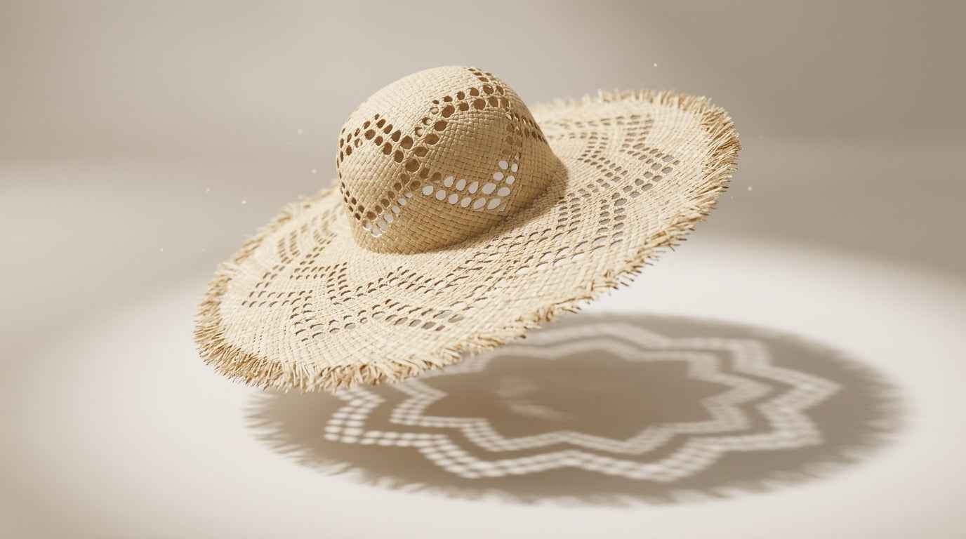 The Riviera Handwoven Wide-Brim Straw Hat